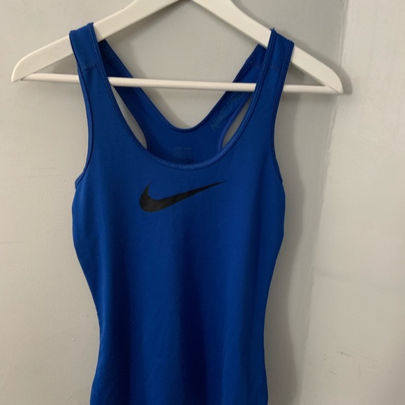 Nike blue singlet tank top - Picture 2 of 2